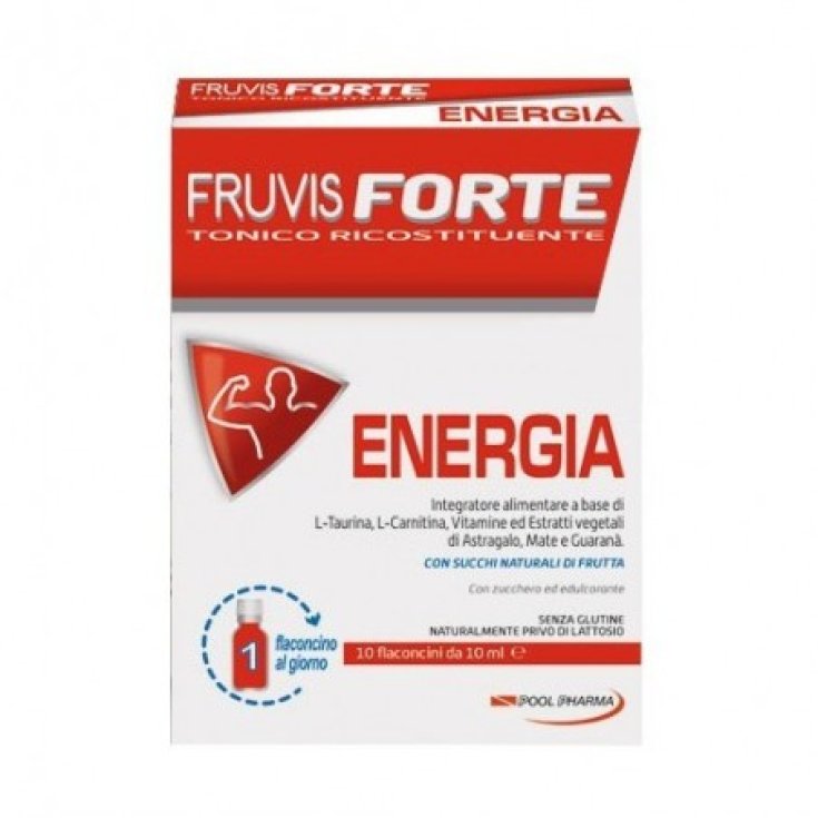 Fruvis Forte Energia Pool Pharma 10 Flaconcini Da 10ml