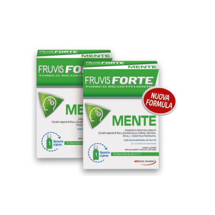 Fruvis Forte Mente Pool Pharma 10 Flaconcini 10ml