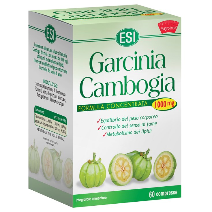Garcinia Cambogia 1000mg Esi 60 Compresse