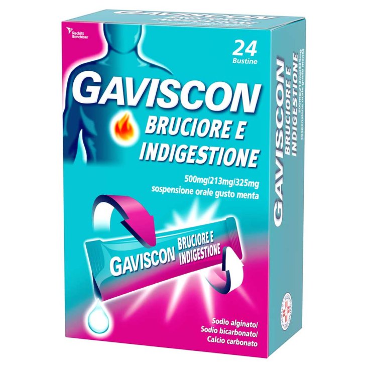 Gaviscon Burning And Indigestion 24 Sachets