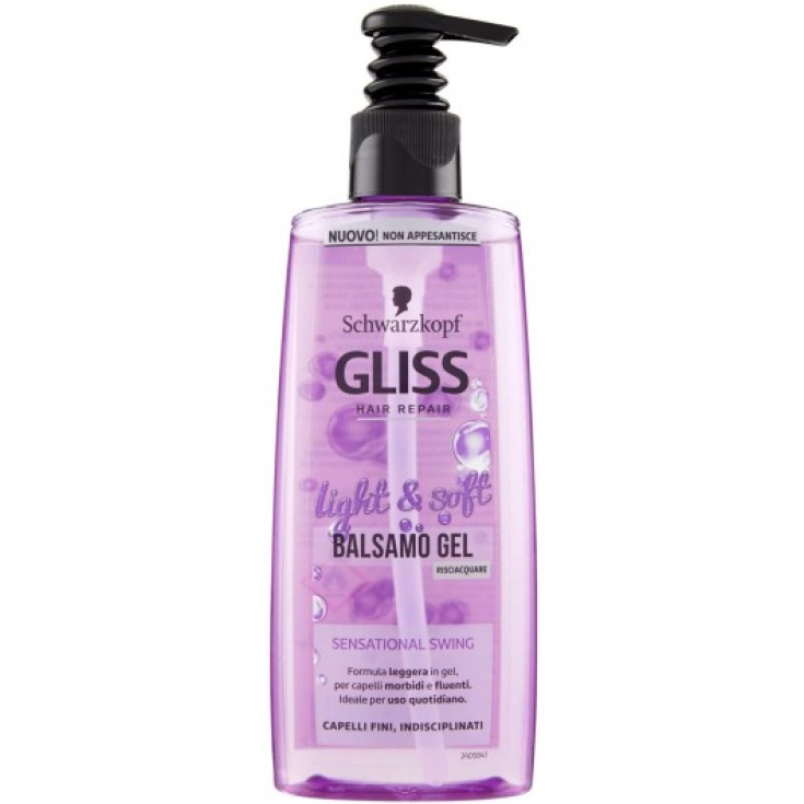 Gliss Hair Repair Light & Soft Balsamo Gel Sensational Swing Schwarzkopf 200ml