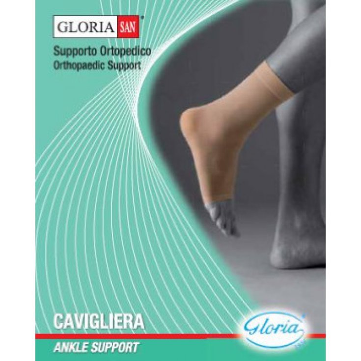 GLORIASAN Cavigliera Cotone Gloria Med Beige Taglia XL