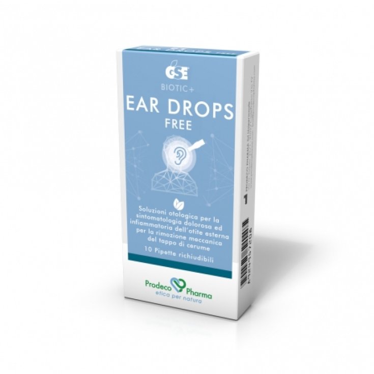 GSE EAR DROPS FREE Prodeco Pharma10 Pipette Richiudibili Da 0,3ml