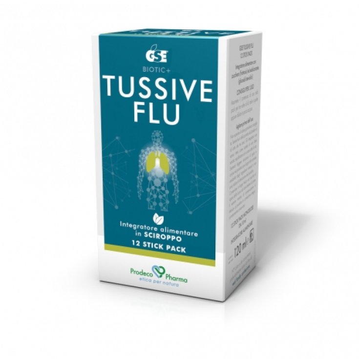 GSE TUSSIVE FLU Prodeco Pharma 12 Stick Pack