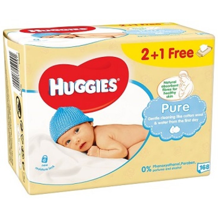 Huggies® Pure Tripla 168 Salviette