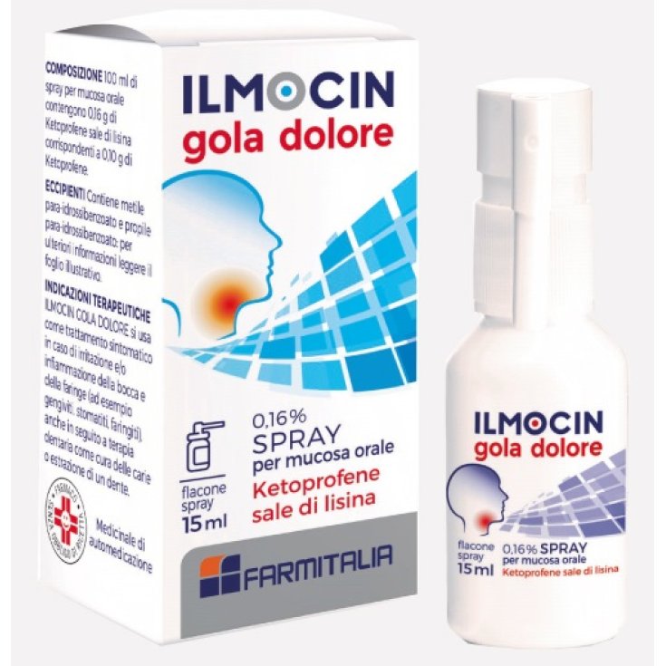 ILMOCIN Gola Dolore Farmitalia Spray 15ml