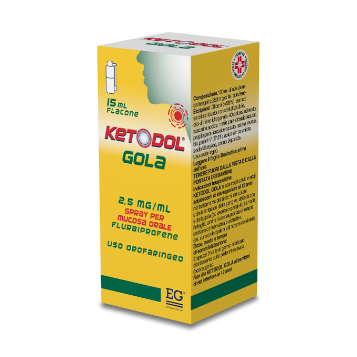 Ketodol Gola Spray EG 15ml