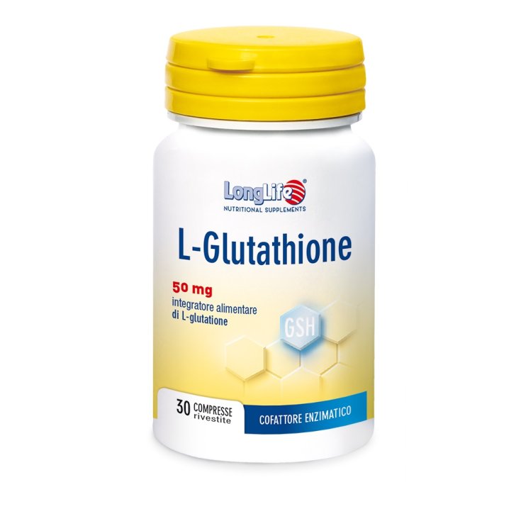 L-Glutathione 50mg LongLife 30 Compresse Rivestite