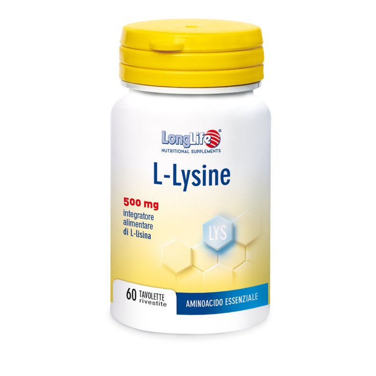 L-Lysine 500mg LongLife 60 Tavolette Rivestite