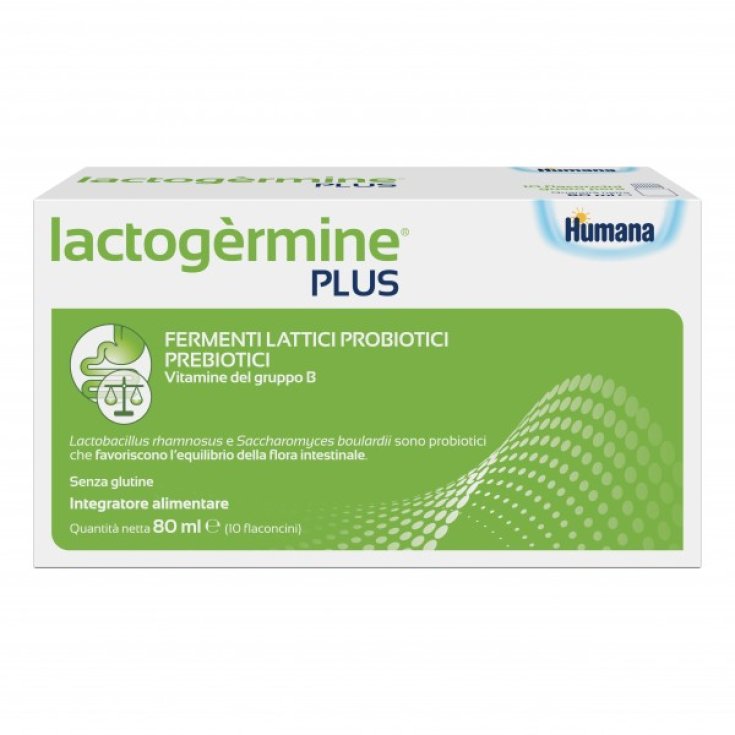 Lactogermine Plus Humana 10 Flaconi