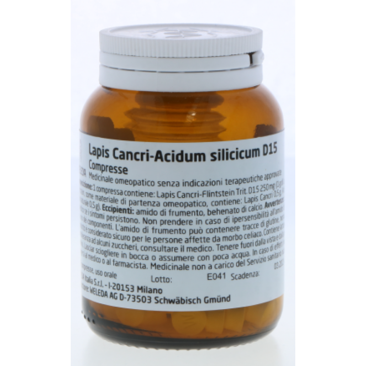 Lapis Cancri Acidum Silicicum D15 Weleda 180 Compresse