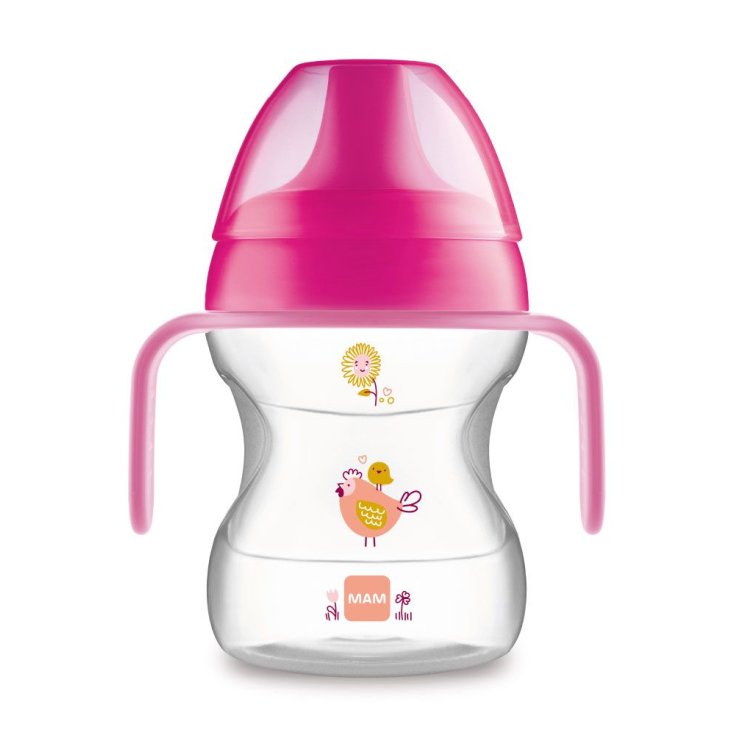 Learn To Drink Cup Little Farm Mam 190ml rosa