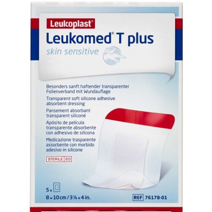 Leukomed T Plus Skin Sensitive Leukoplast 5 Pezzi
