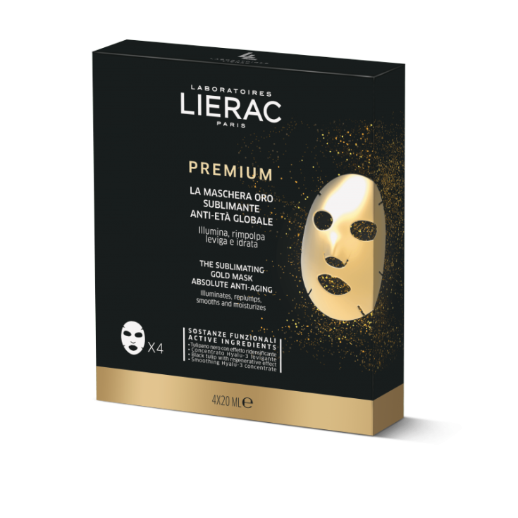 Maschera Oro Sublimante Anti Età Globale Lierac Premium Multipack 
