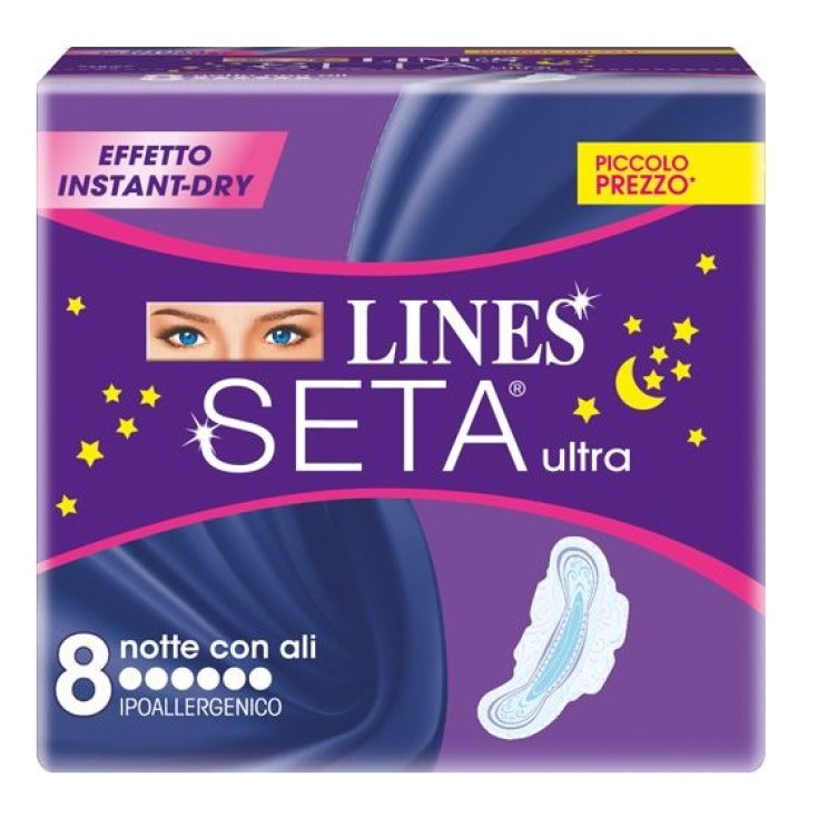 LINES SETA ULTRA NOTTE ALI X 8