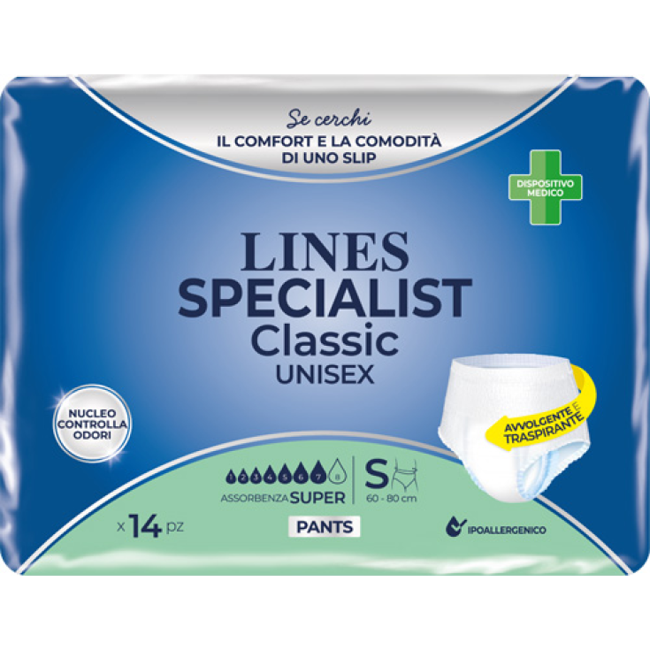 LINES Specialist Classic Pants SUPER Taglia S 14 Pezzi