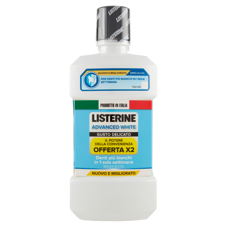 Listerine® Advanced White Gusto Delicato 2x500ml 