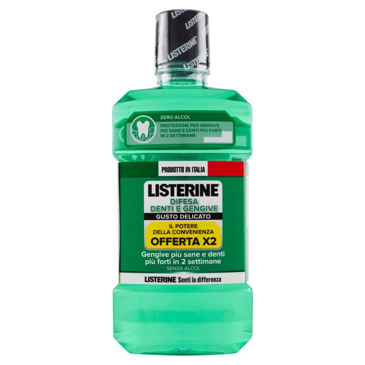 Listerine® Difesa Denti E Gengive Gusto Delicato 2x500ml