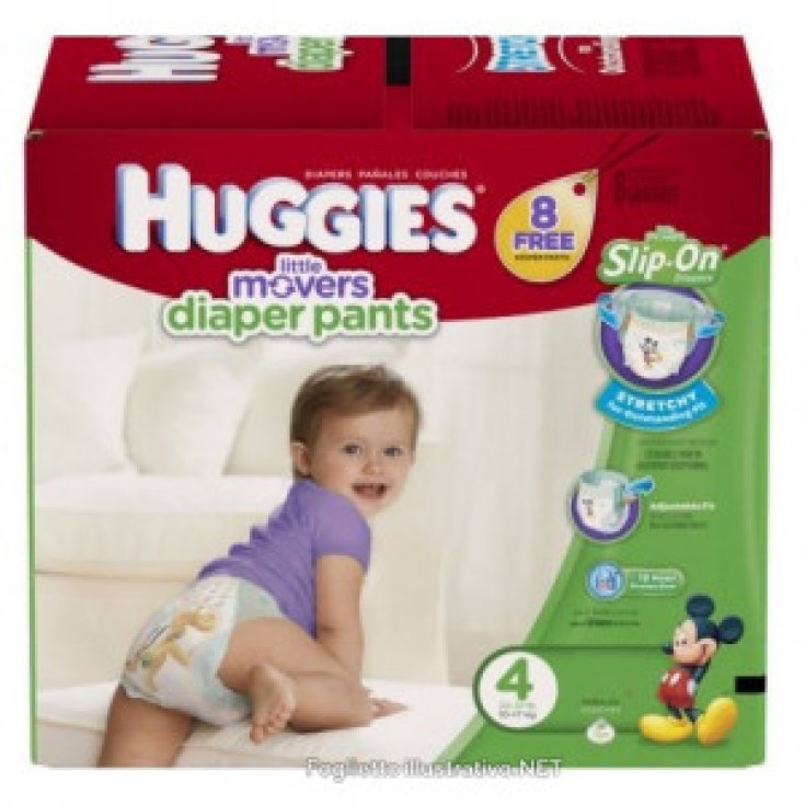 Little Movers Diaper Pants Huggies® Pannolini 15 Pannolini Taglia 4 
