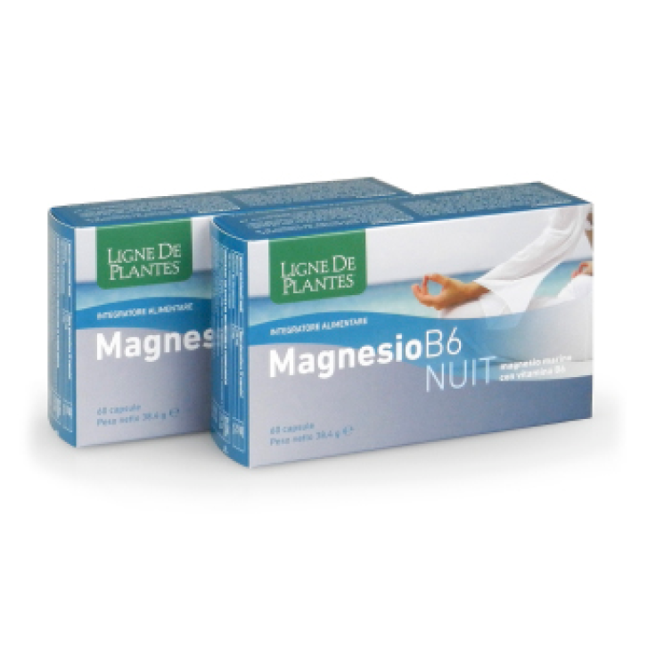 Magnesio B6 Nuit Ligne De Plantes 60 Capsule