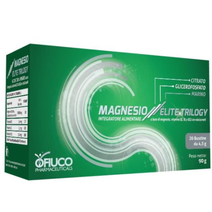 Magnesio Elite Trilogy Ofiuco Pharmaceuticals 20 Bustine