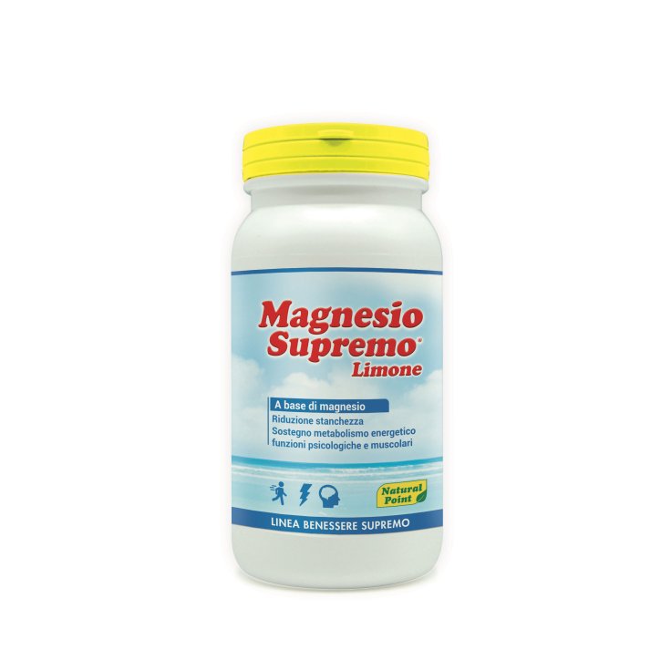 Magnesio Supremo Limone Natural Point 150g Linea Benessere Supremo