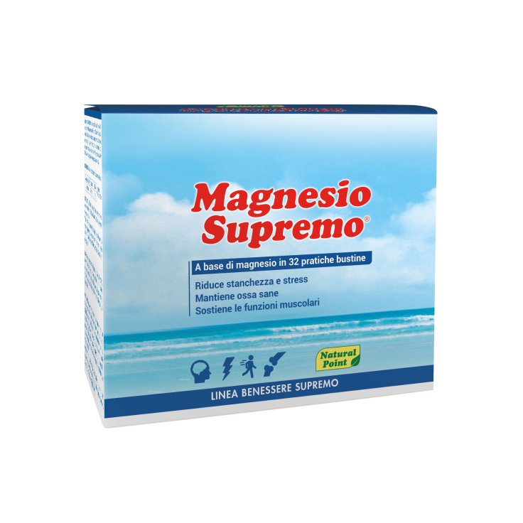 Magnesio Supremo Natural Point 32 Bustine Linea Benessere Supremo