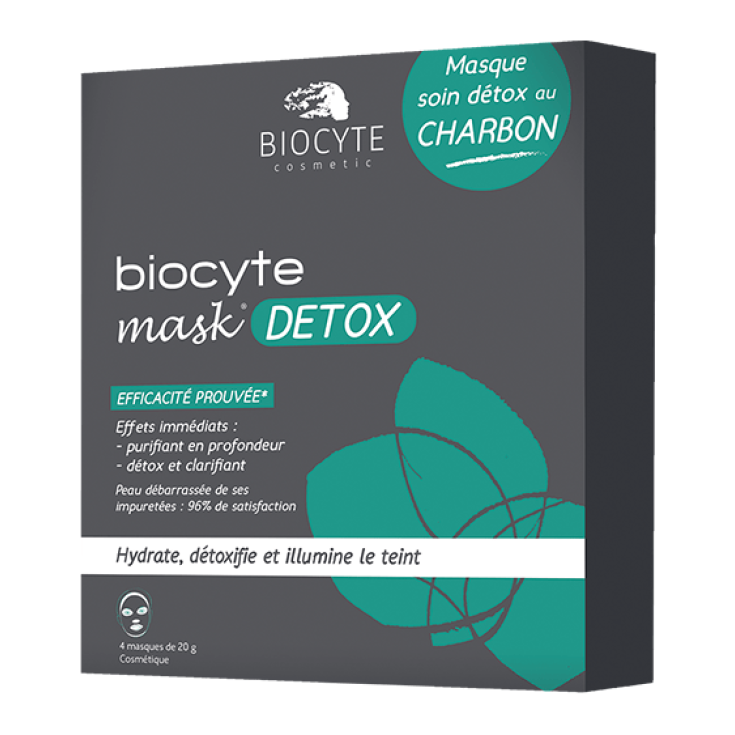 Mask Detox Biocyte 4 Bustine Monodose Da 20g