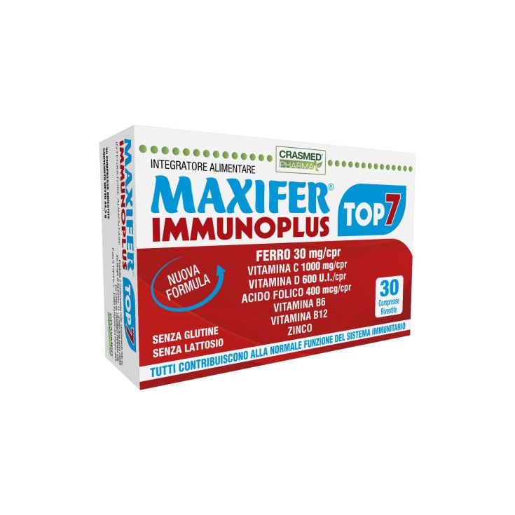 Maxifer Immunoplus Top 7 Crasmed Pharma 30 Compresse