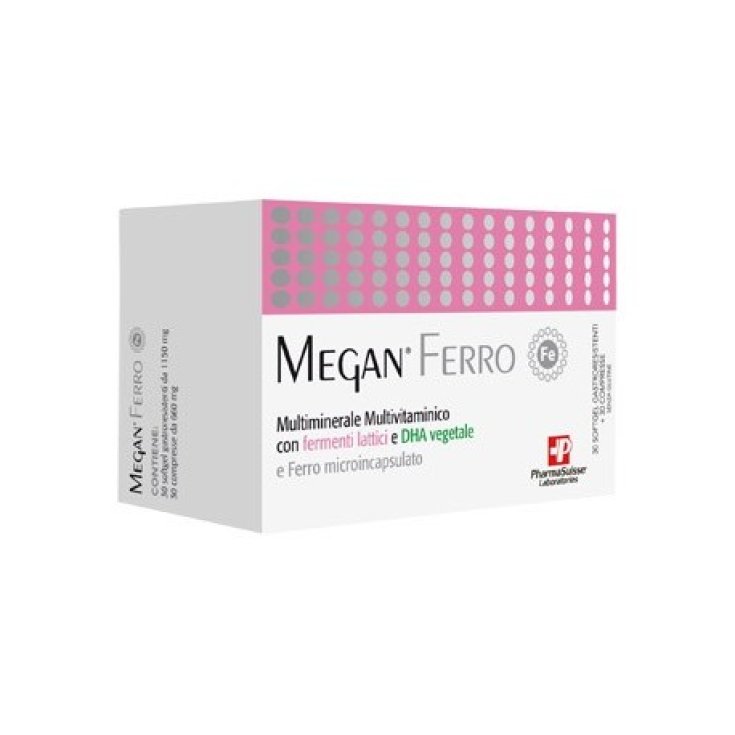 Megan Ferro PharmaSuisse 30 Softgel+30 Compresse