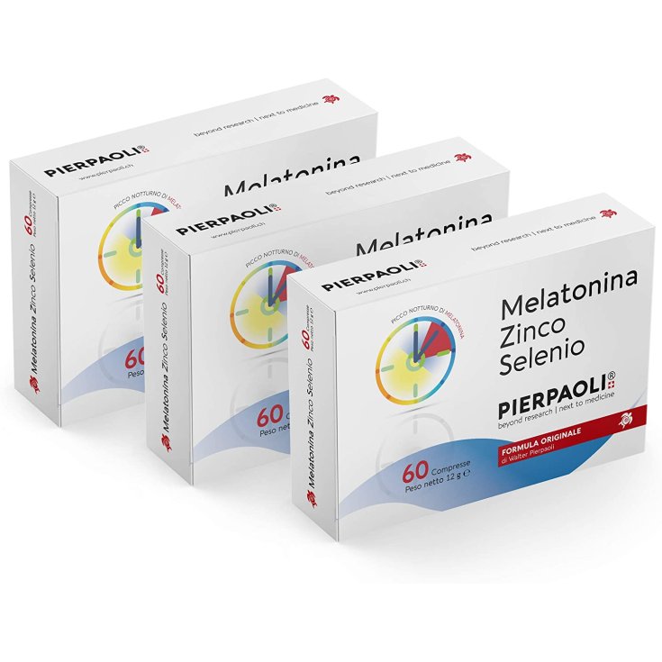 Melatonina Zinco Selenio Pierpaoli® 3x60 Compresse