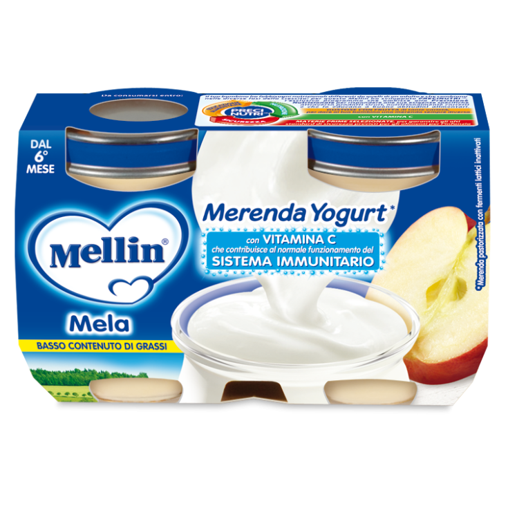 Merenda Yogurt Mela Mellin 2x120g