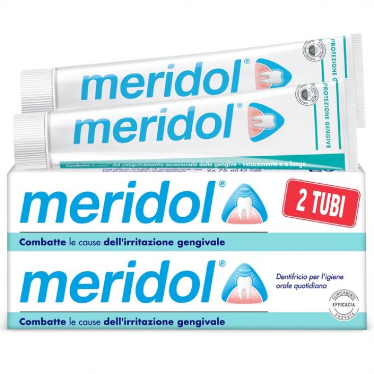 meridol® Dentifricio 2 Tubi Da 75ml