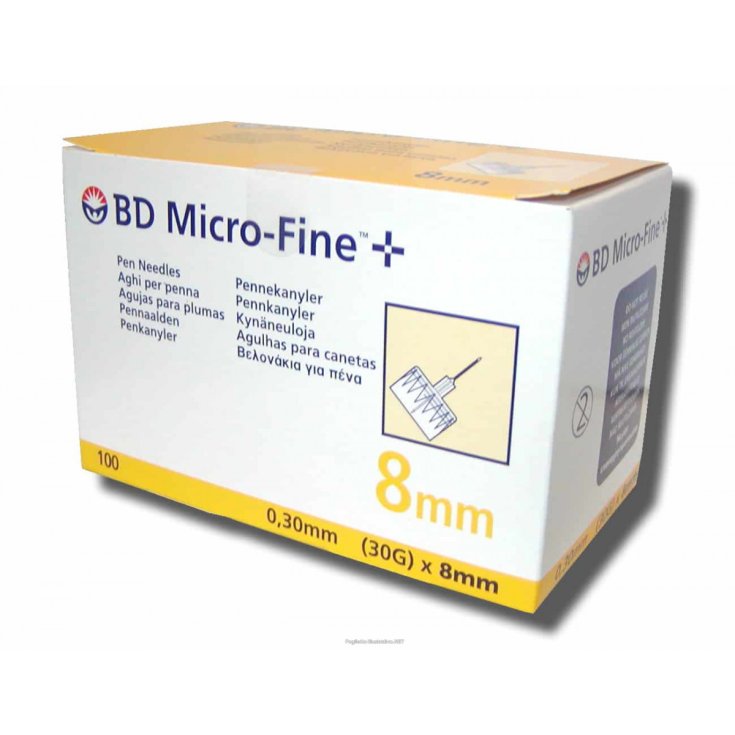 Micro-Fine 8mm Becton Dickinson 100 Pezzi