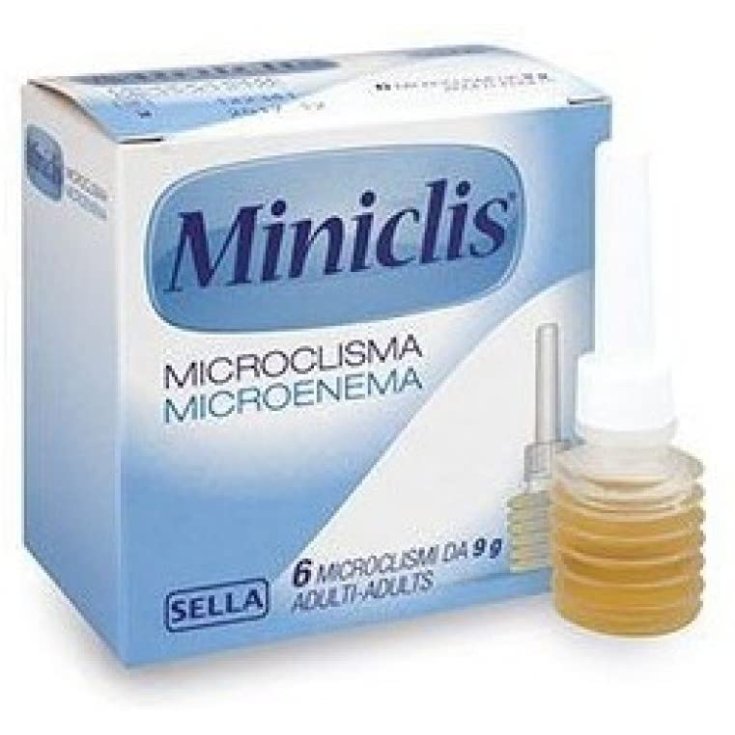 Miniclis Sella 6 Microclismi Da 9g