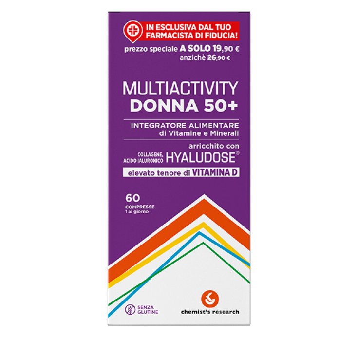 Multiactivity Donna 50+ Chemist's Research 60 Compresse