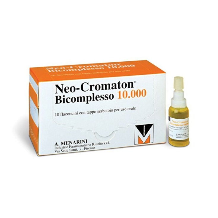 Neo-Cromaton Bicomplesso 10.000 Menarini 10 Flaconcini