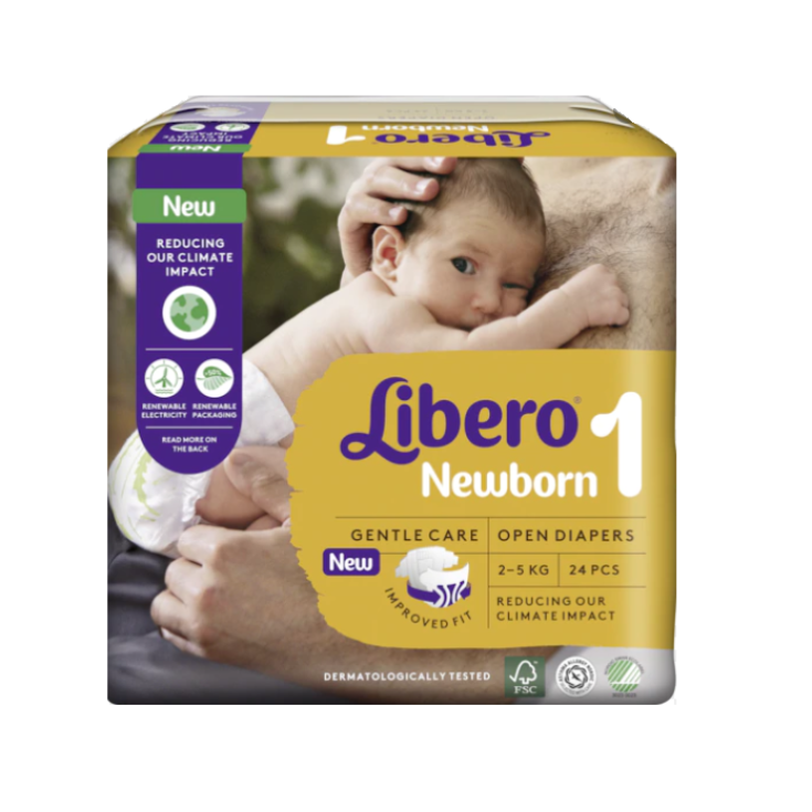Newborn 1 Libero 2-5Kg 24 Pannolini