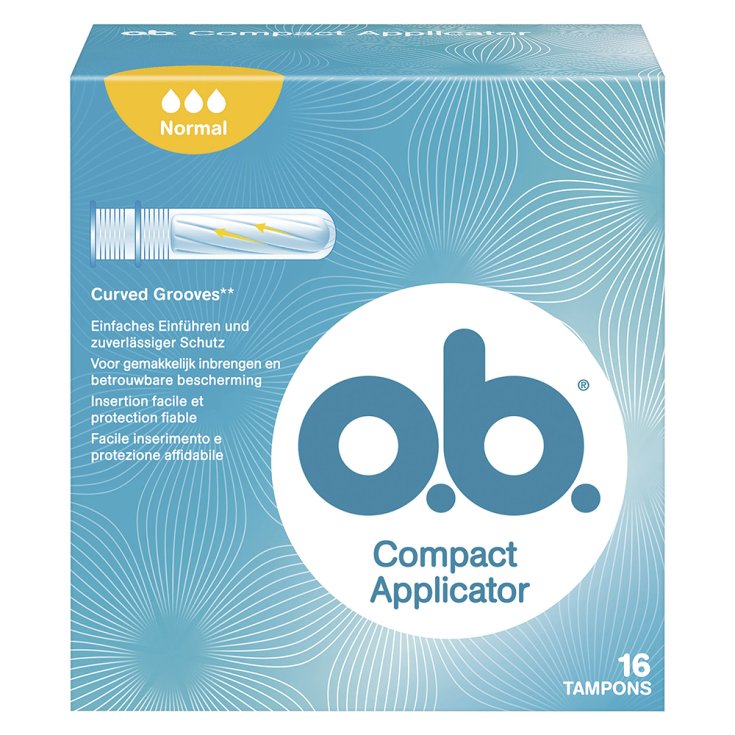 o.b.® Compact Applicator - Normal 16 Pezzi