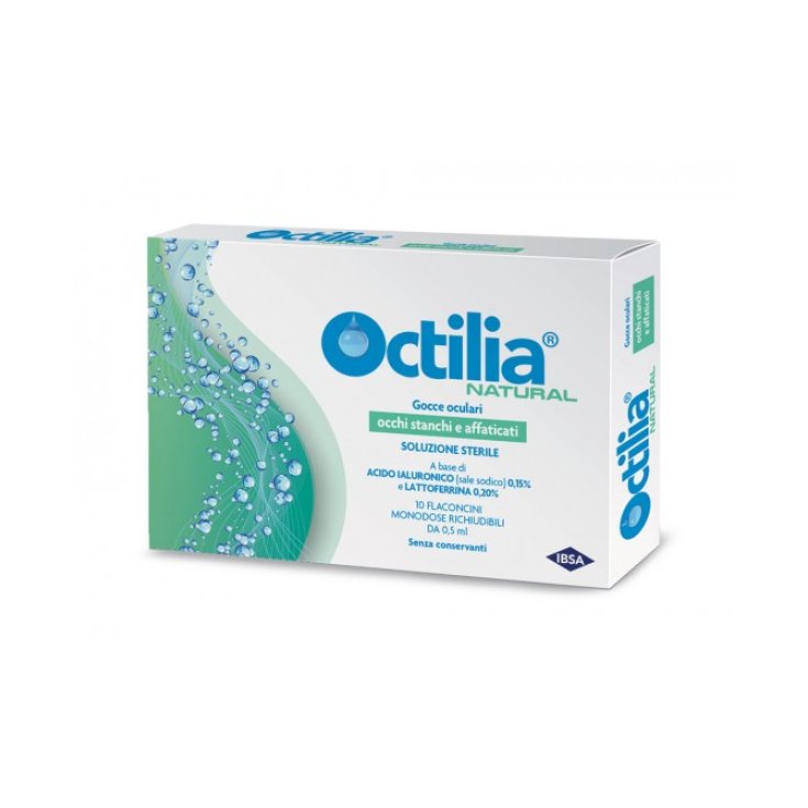 Octilia Natural Eye Drops Tired And Fatigued Eyes IBSA 10 Single-dose