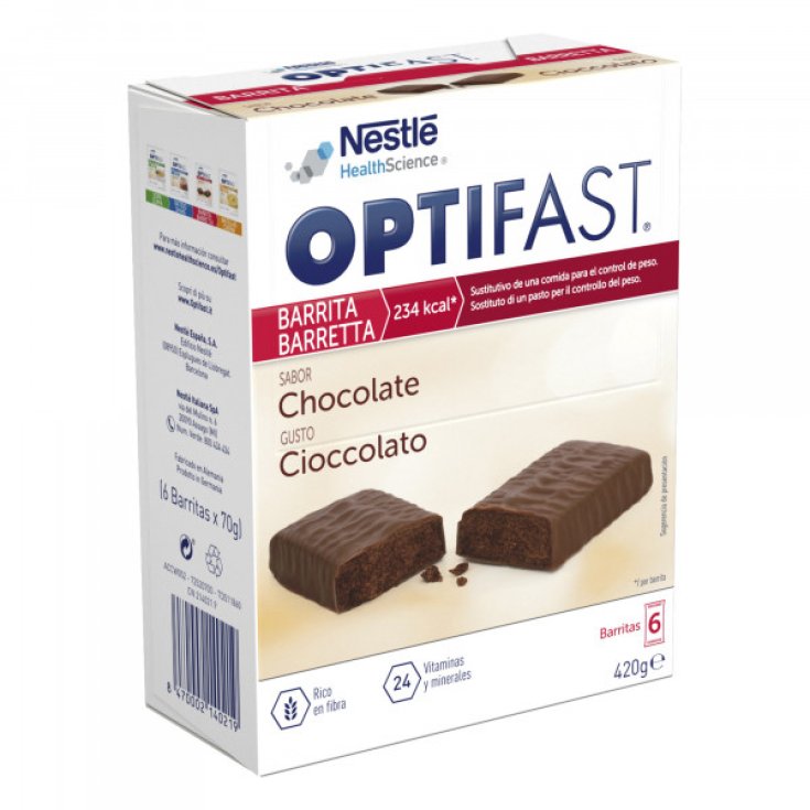 OptiFast Barrette Nestle HealthScience 6 Pezzi