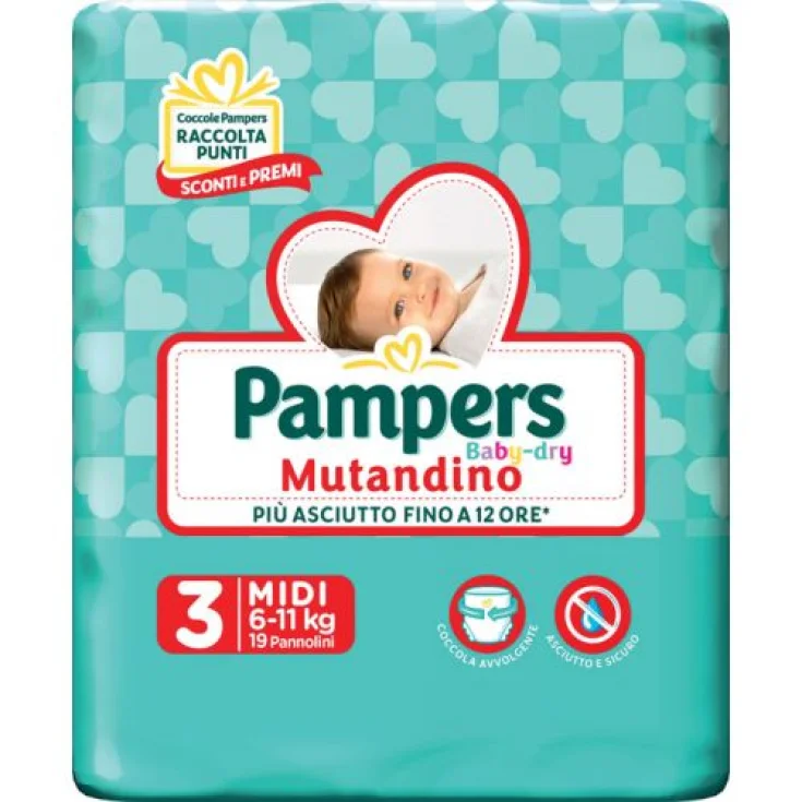 idiom bow Abstraction Pampers Baby Dry Mutandino Taglia 4 16 Pz - Farmacia Loreto