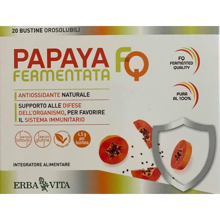 Papaya Fermentata Fq Erba Vita 20 Bustine Orosolubili