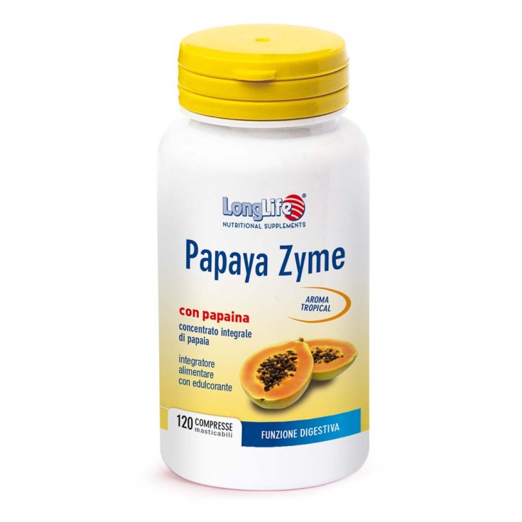 Papaya Zyme LongLife 120 Compresse Masticabili