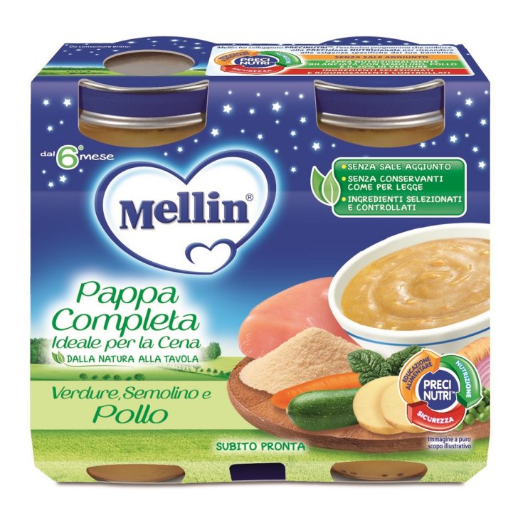 Pappa Completa Semolino Mellin 2x200g Farmacia Loreto