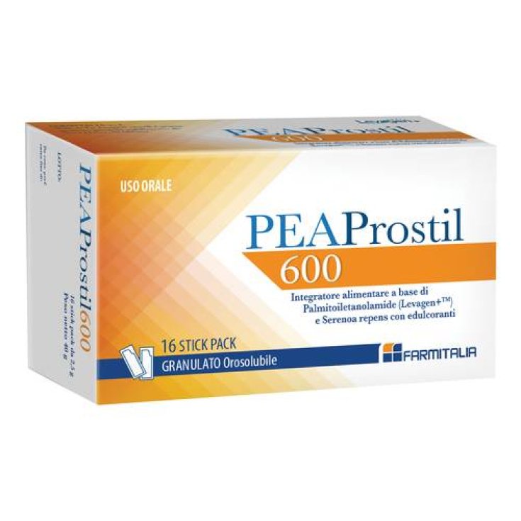 PEA Prostil 600 Farmitalia 16 Stick Pack Orosolubili