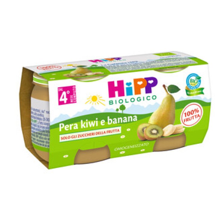 Pera kiwi Banana Hipp Biologico 2x80g