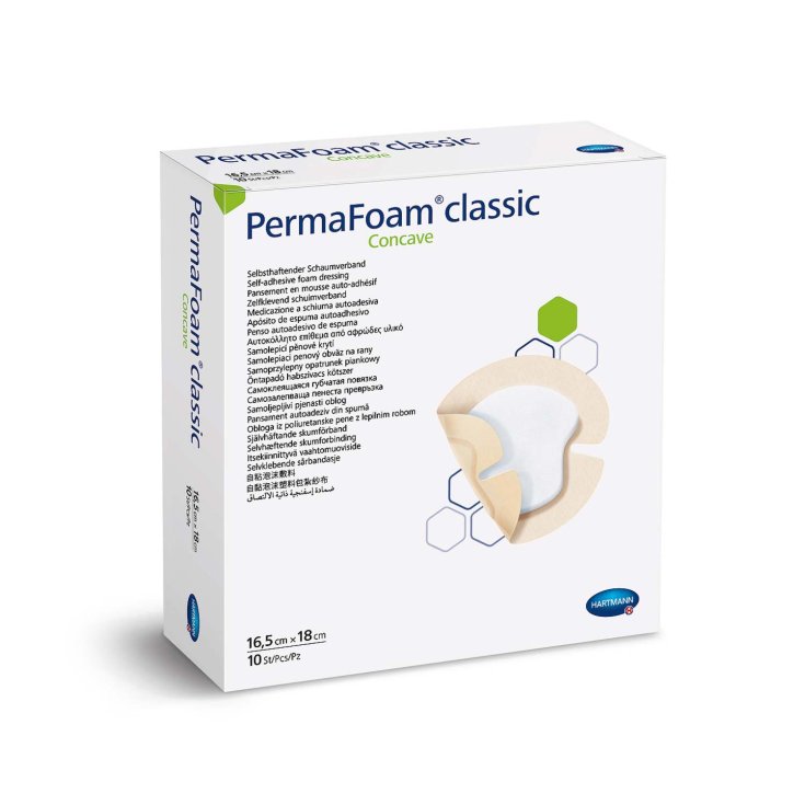 PermaFoam Classic Concave 16,5x18 Hartmann 10 Pezzi