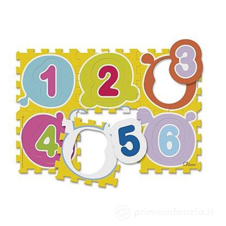 Playmat Puzzle Number CHICCO 1A+