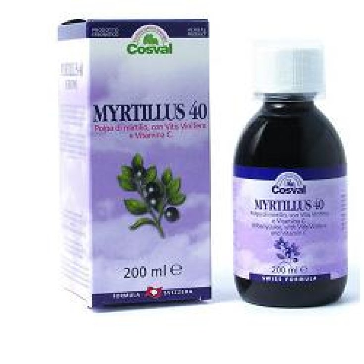 Cosval Myrtillus 40 Polpa Di Mirtillo Con Vitamina C 200ml